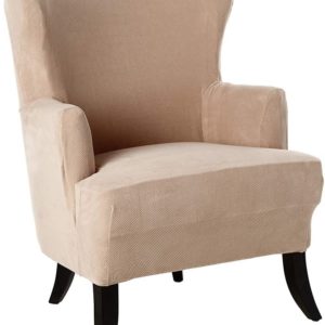 5. SureFit Stretch Wing Chair Slipcover
