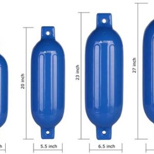 5. Leader Accessories Ribbed Twin Eyes Boat Fenders